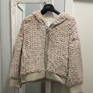 Elegant Cream Teddy Jacket